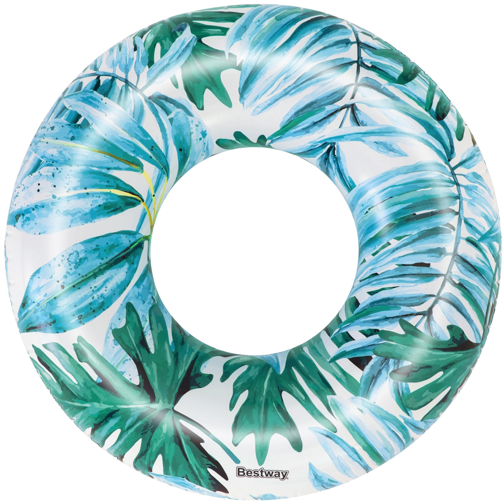 Colac de inot gonflabil BESTWAY, 119 cm, 12 ani+, model tropical, 1 buc