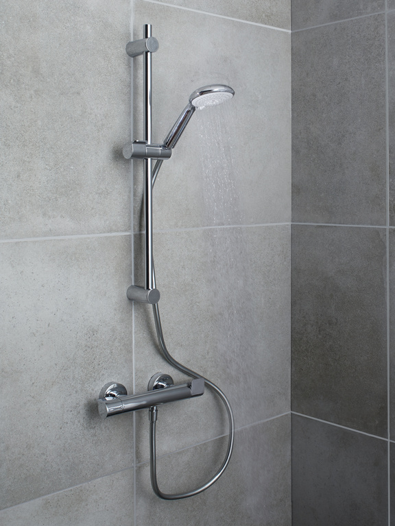 Set dus GOODHOME Cavally, termostat, 1 functie, crom
