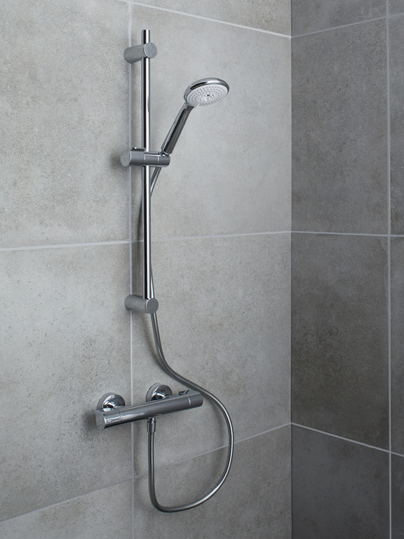 Set dus GOODHOME Cavally, termostat, 1 functie, crom
