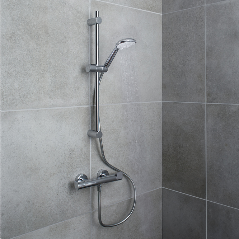 Set dus GOODHOME Cavally, termostat, 1 functie, crom
