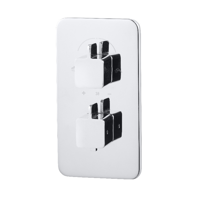 Set dus incastrat GOODHOME Teesta, 1 functie, crom