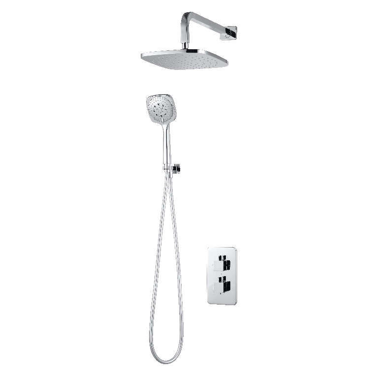 Set dus incastrat GOODHOME Teesta, 1 functie, crom