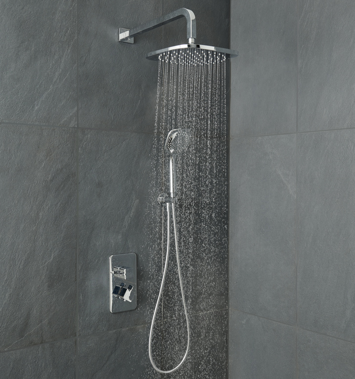 Set dus incastrat GOODHOME Teesta, 1 functie, crom
