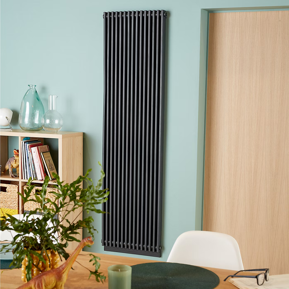 Calorifer vertical GOODHOME Kensal HG1800500A, otel, 500 x 1800 mm, antracit