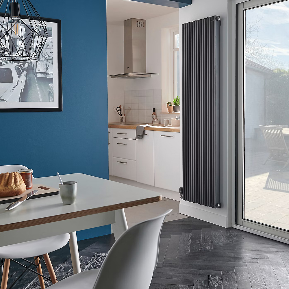 Calorifer vertical GOODHOME Kensal HG1800500A, otel, 500 x 1800 mm, antracit