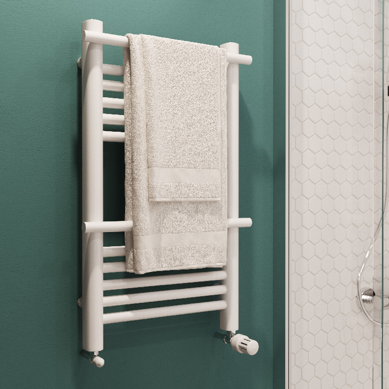 Radiator portprosop GOODHOME Solna, 260 W, de perete, 400x700 mm, alb