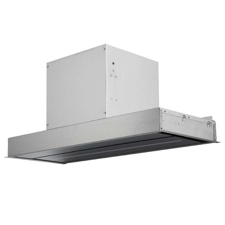 Hota incorporabila GOODHOME Bamia GHIH80, 1 motor, 765 m3/h, L 80 cm, negru-inox