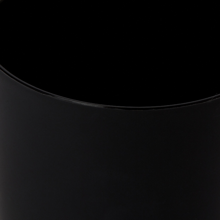 Ghiveci flori GOODHOME, plastic, D 9 cm, negru