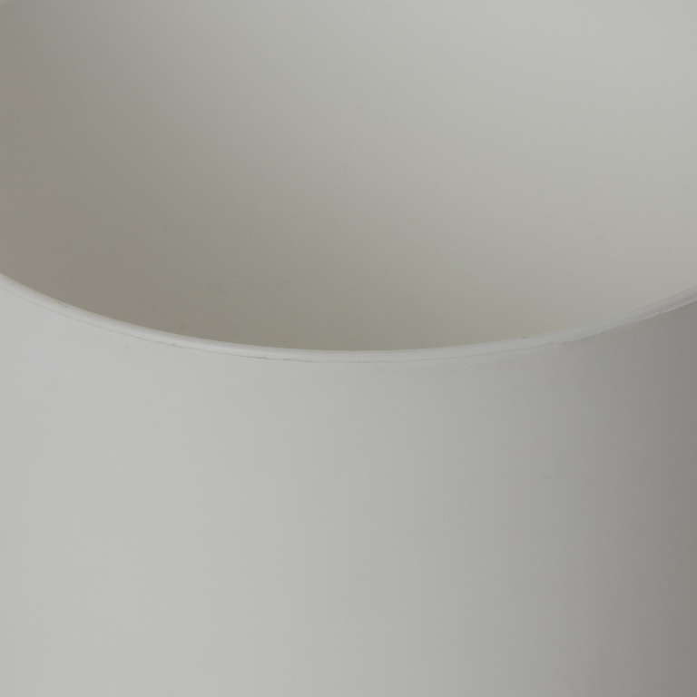 Ghiveci flori GOODHOME, plastic, D 9.6 cm, alb