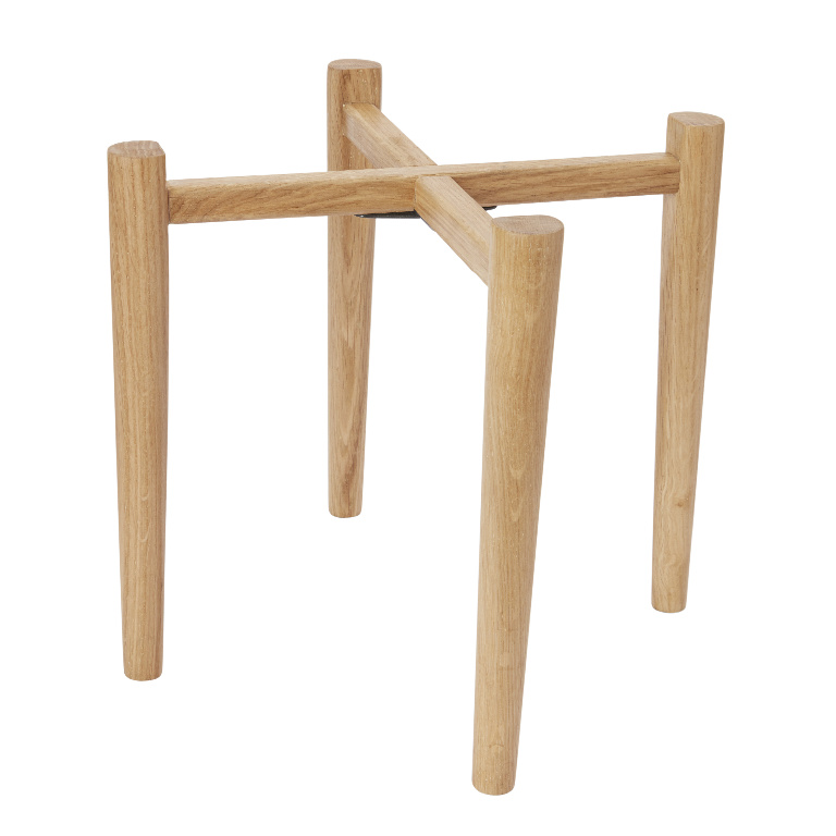 Suport ghiveci din lemn, natur,  29,5 cm inaltime  GoodHome
