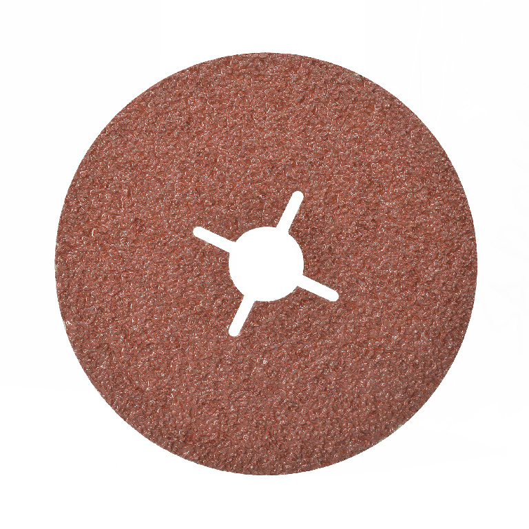 Disc din fibra pentru polizor Universal Fit, 125 mm, granulatie 24, maro