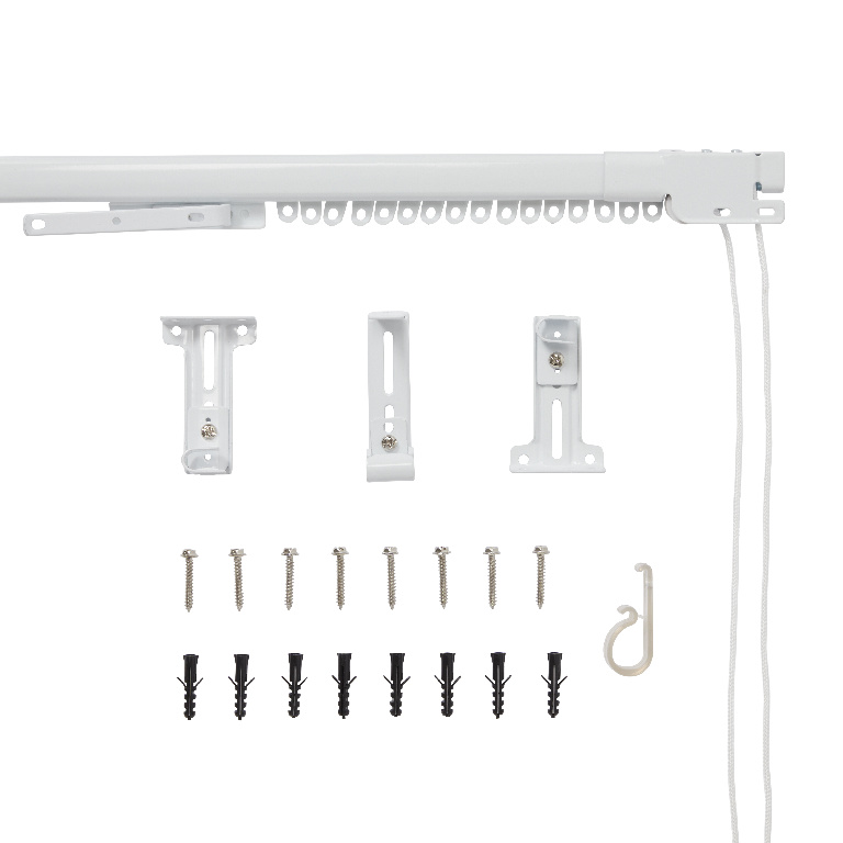 Sina simpla perdea, extensibila, 1.2 m, 1 canal  GoodHome 