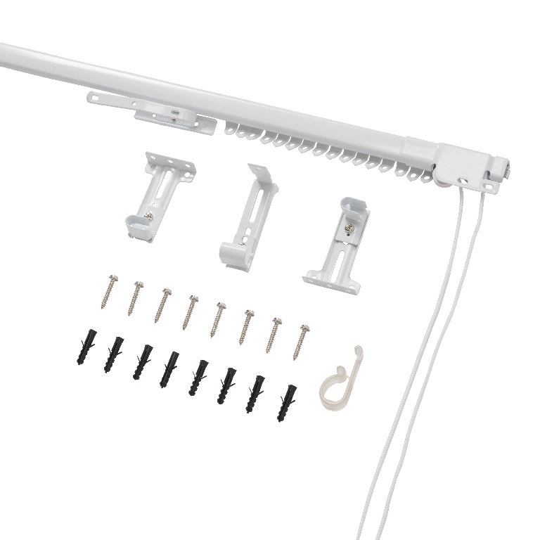 Sina simpla perdea, extensibila, 1.2 m, 1 canal  GoodHome 