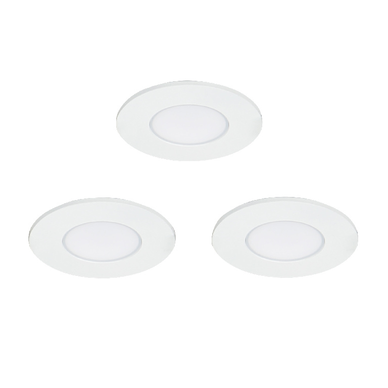 Set 3 spoturi LED Colours Ledin, 5.5W, IP65, alb