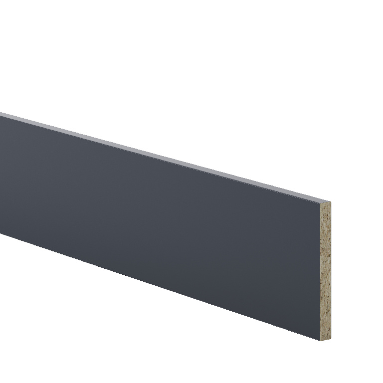 Plinta de bucatarie, PAL, albastru inchis, mata, 2400mm x16mm x 150mm Artemisia