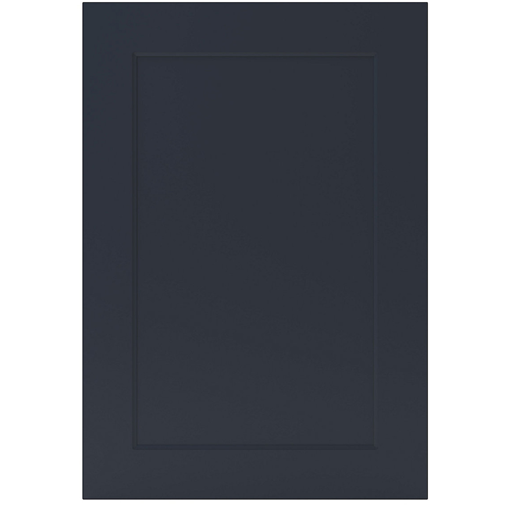 Front usa GoodHome Artemisia, 49.7 x 71.5 x 1.8 cm, PET si MDF, albastru mat