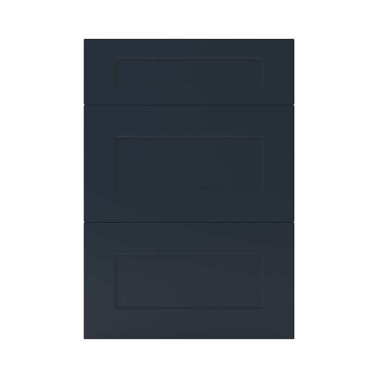 Front usa cu 3 setare GOODHOME Artemisia, MDF, 49.7 x 71.5 x 1.8 cm, bleumarin