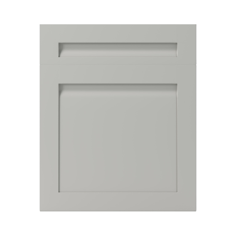 Front usa GOODHOME Garcinia, MDF, sticla 59.7 x 71.5 x 2 cm, gri