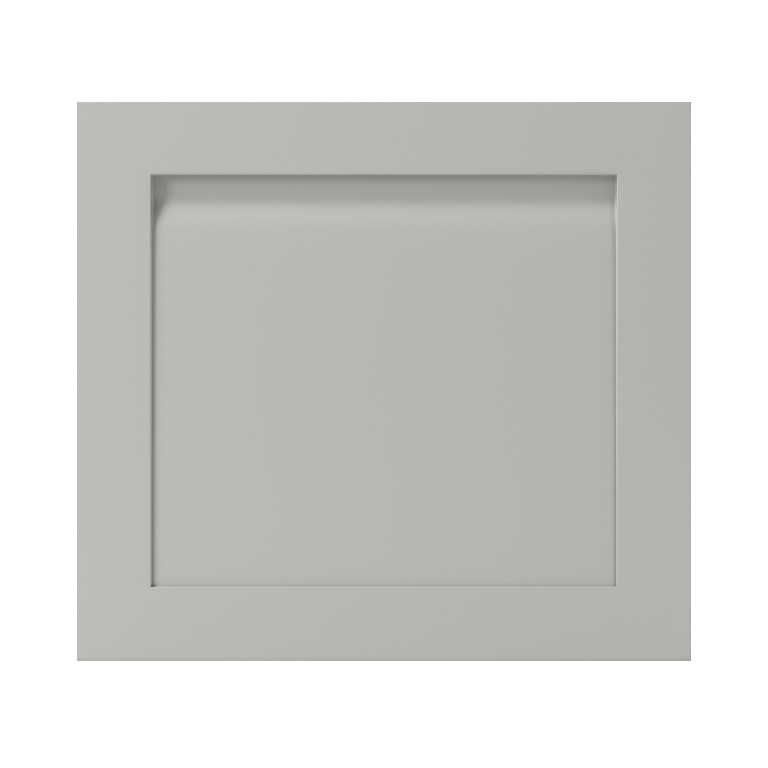 Front usa GOODHOME Garcinia, MDF, sticla, 60 x 54.3 cm, gri