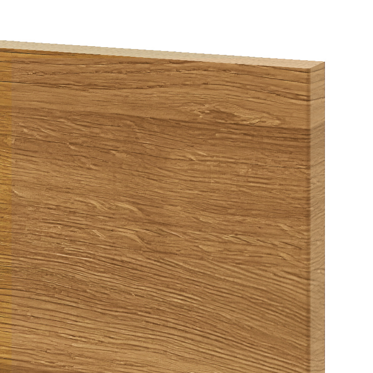 Front usa cu 3 sertare GOODHOME Chia, PAL, 79.7 x 71.5 x 1.8 cm, maro