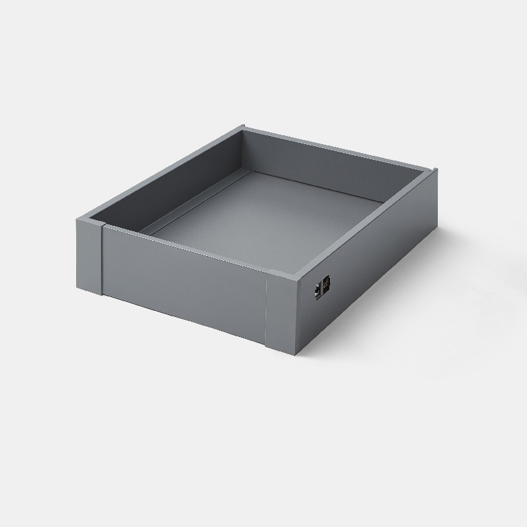 Front usa GOODHOME Soto, aluminiu, 35.5 x 10,5 x 1.3 cm, gri