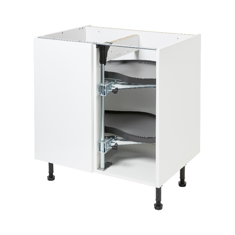 Sistem depozitare colt dreapta GOODHOME Jolly Pebre, 80 cm, antracit