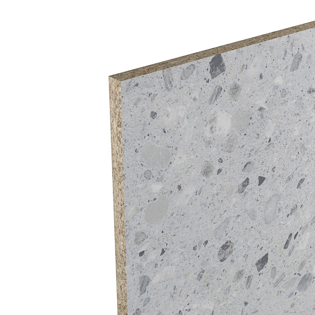 Panou antistropi GOODHOME Terrazzo, PAL, 300 x 60 x 0.8 cm, gri
