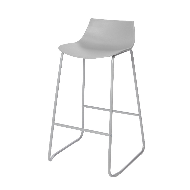 Scaun bar, gri, metal, 70 cm  GoodHome Karkalla