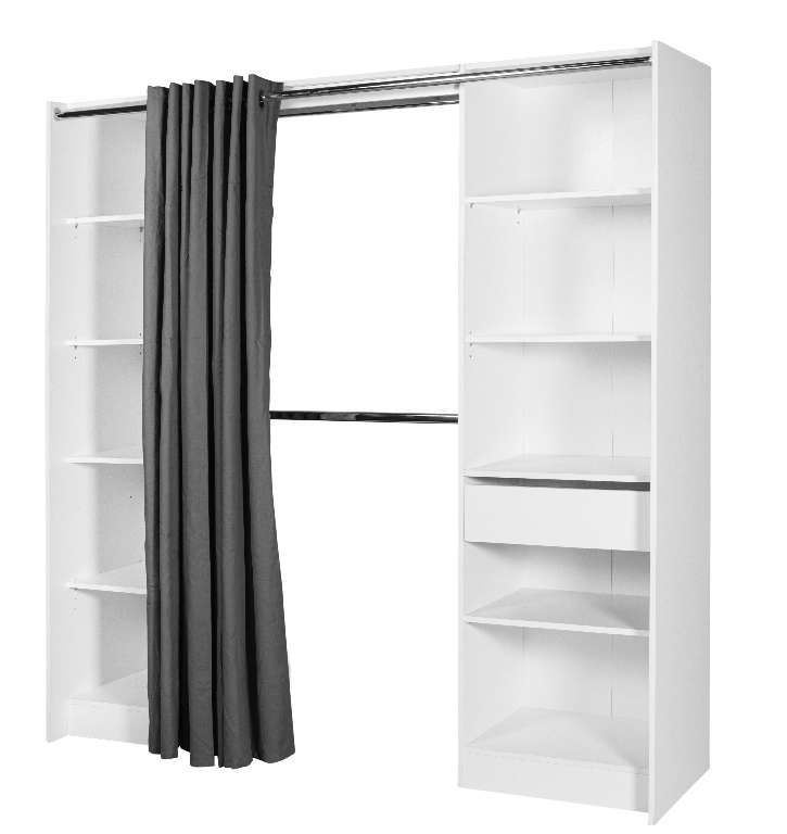Kit dressing complet Eklips, 200 x 200 cm, alb