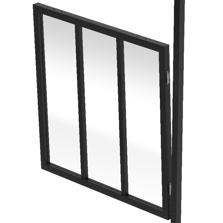 Panou, negru, 100 x 100 x 4 cm  GoodHome Alara