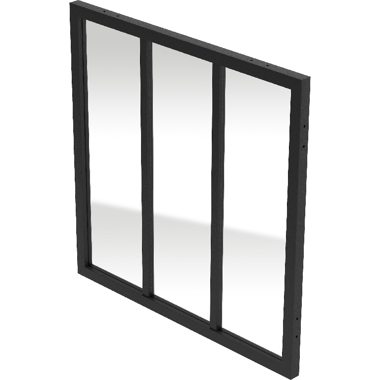 Panou, negru, 100 x 100 x 4 cm  GoodHome Alara