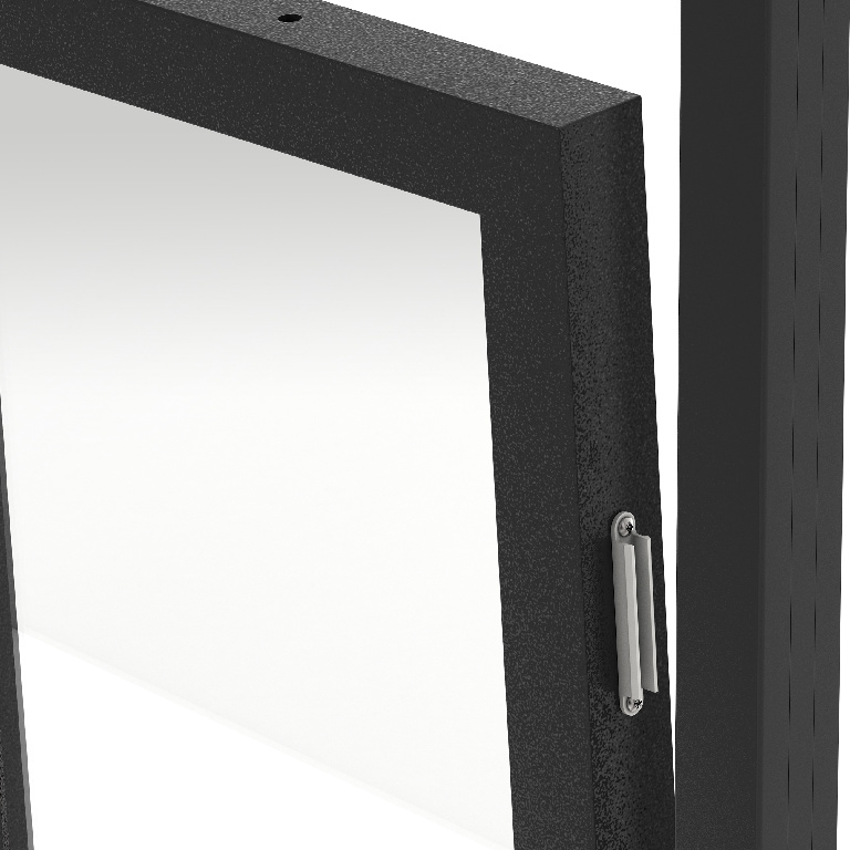 Panou, negru, 100 x 100 x 4 cm  GoodHome Alara