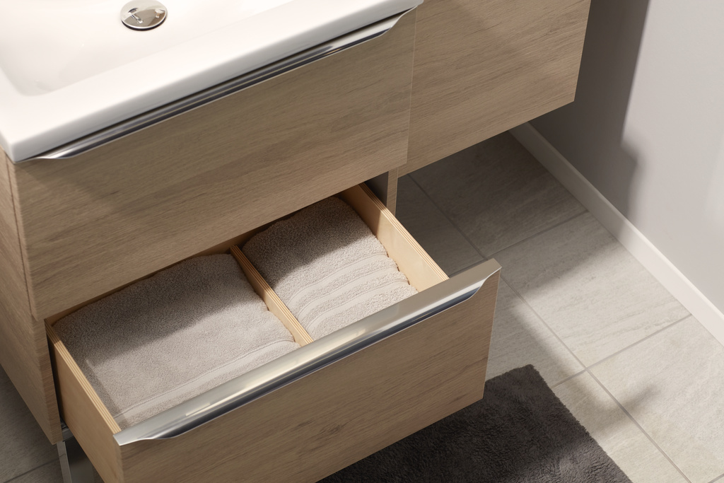 Masca lavoar GoodHome Imandra, suspendata, 60 x 45 x 60 cm, stejar