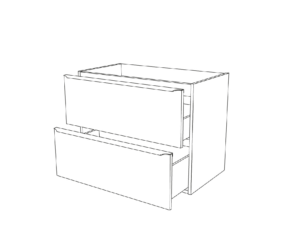 Masca lavoar GoodHome Imandra, suspendata, 80 x 45 x 60 cm, stejar