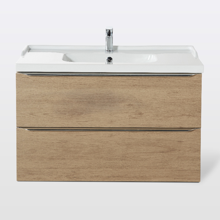 Masca lavoar GoodHome Imandra, suspendata, 100 x 45 x 60 cm, stejar
