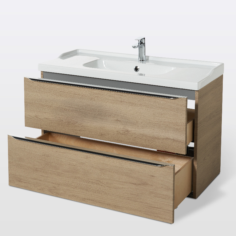 Masca lavoar GoodHome Imandra, suspendata, 100 x 45 x 60 cm, stejar