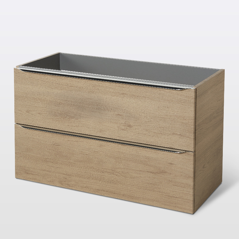 Masca lavoar GoodHome Imandra, suspendata, 100 x 45 x 60 cm, stejar
