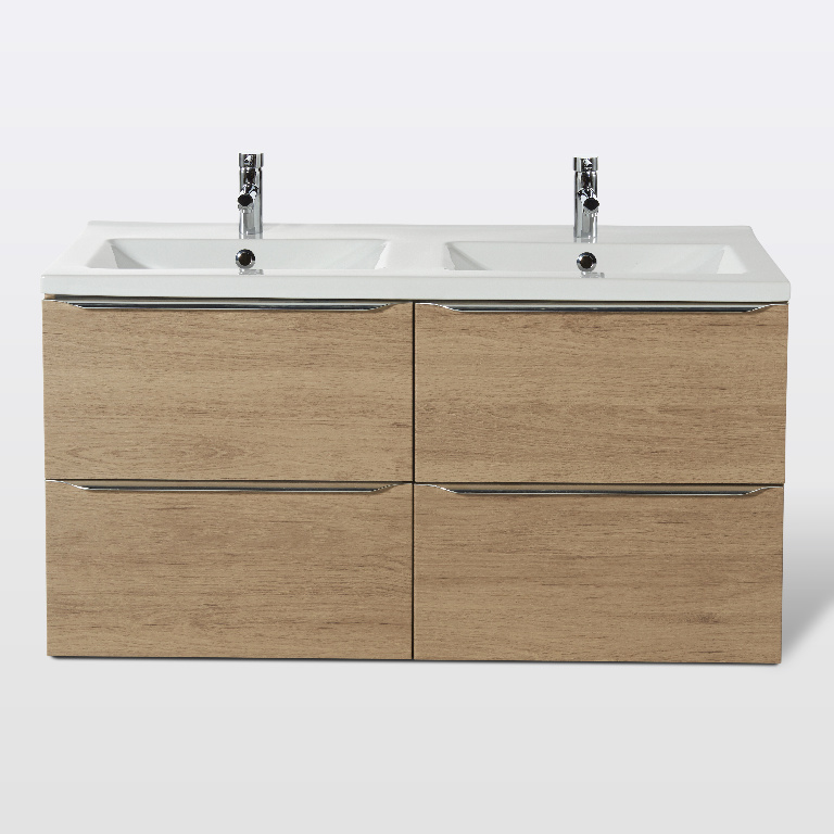 Masca lavoar GoodHome Imandra, suspendata, 120 x 45 x 60 cm, stejar