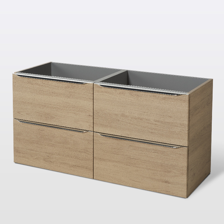 Masca lavoar GoodHome Imandra, suspendata, 120 x 45 x 60 cm, stejar