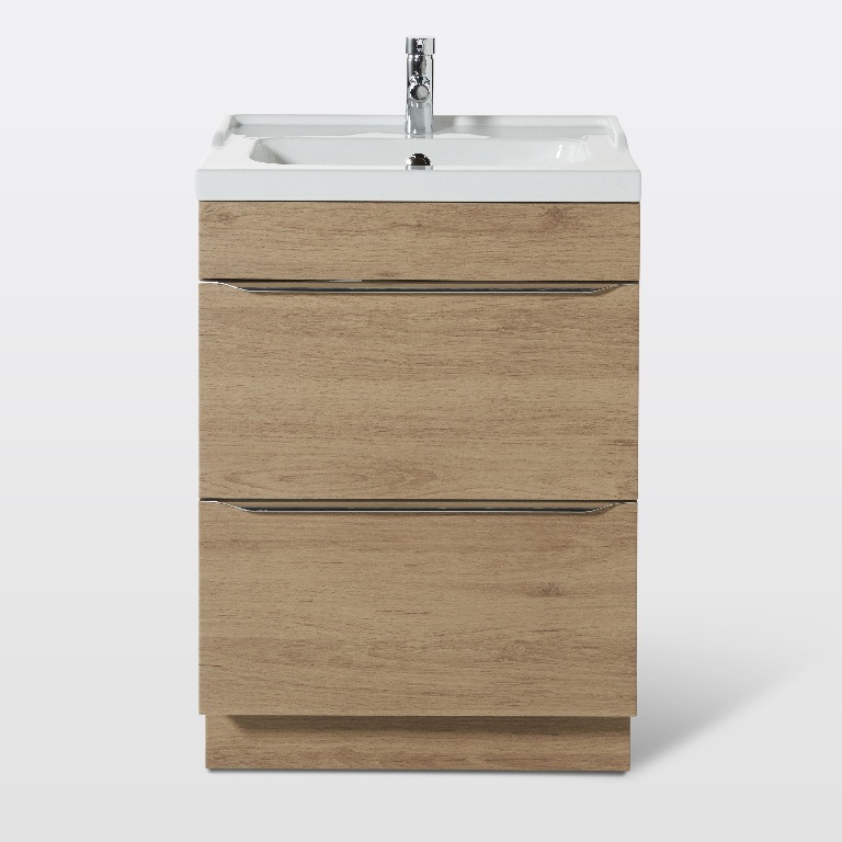 Masca lavoar GoodHome Imandra, 60 x 45 x 82 cm, stejar