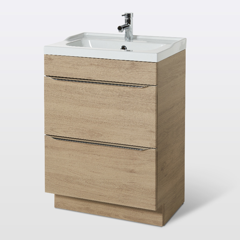 Masca lavoar GoodHome Imandra, 60 x 45 x 82 cm, stejar