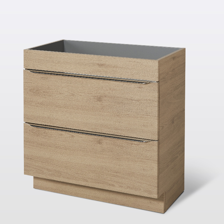 Masca lavoar GoodHome Imandra, 80 x 45 x 82 cm, stejar