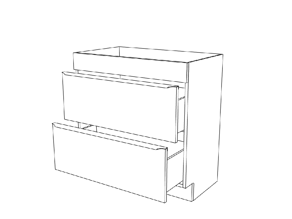 Masca lavoar GoodHome Imandra, 80 x 45 x 82 cm, stejar