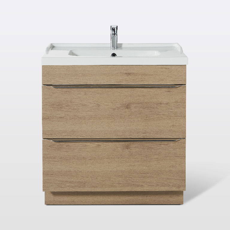 Masca lavoar GoodHome Imandra, 80 x 45 x 82 cm, stejar
