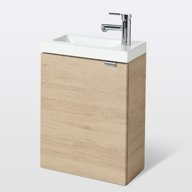 Masca lavoar GoodHome Imandra, suspendata, 44 x 23 x 55 cm, stejar