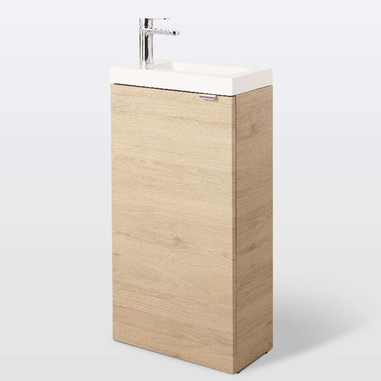 Masca lavoar GoodHome Imandra, suspendata, 44 x 23 x 55 cm, stejar