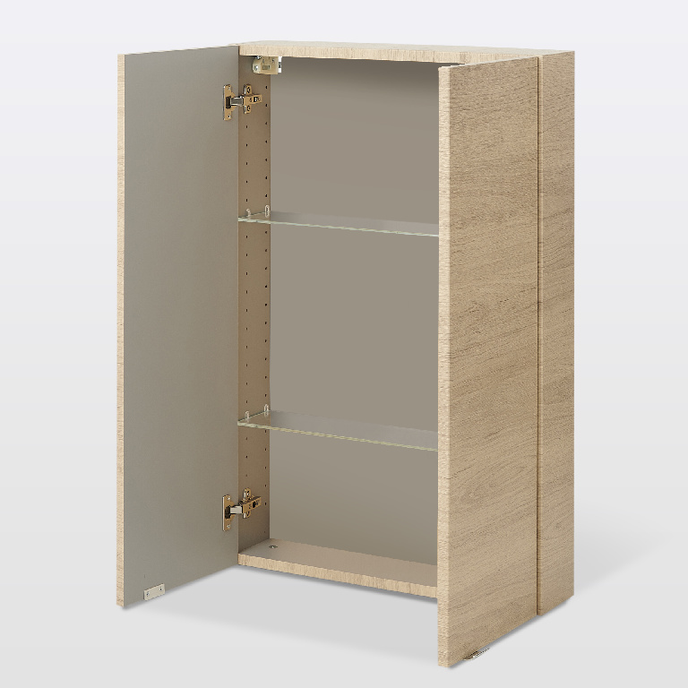 Dulap baie GoodHome Imandra, suspendat, 60 x 15 x 90 cm, stejar