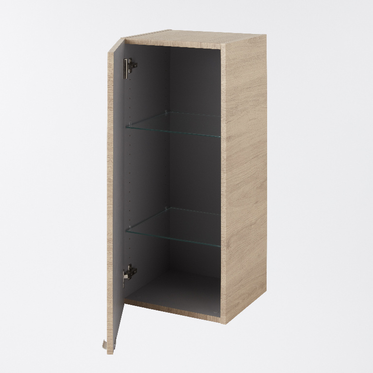 Dulap baie GoodHome Imandra, suspendat, 40 x 36 x 90 cm, stejar
