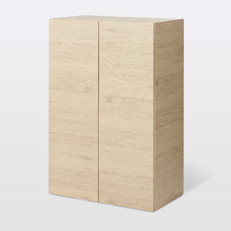 Dulap baie GoodHome Imandra, suspendat, 60 x 36 x 90 cm, stejar