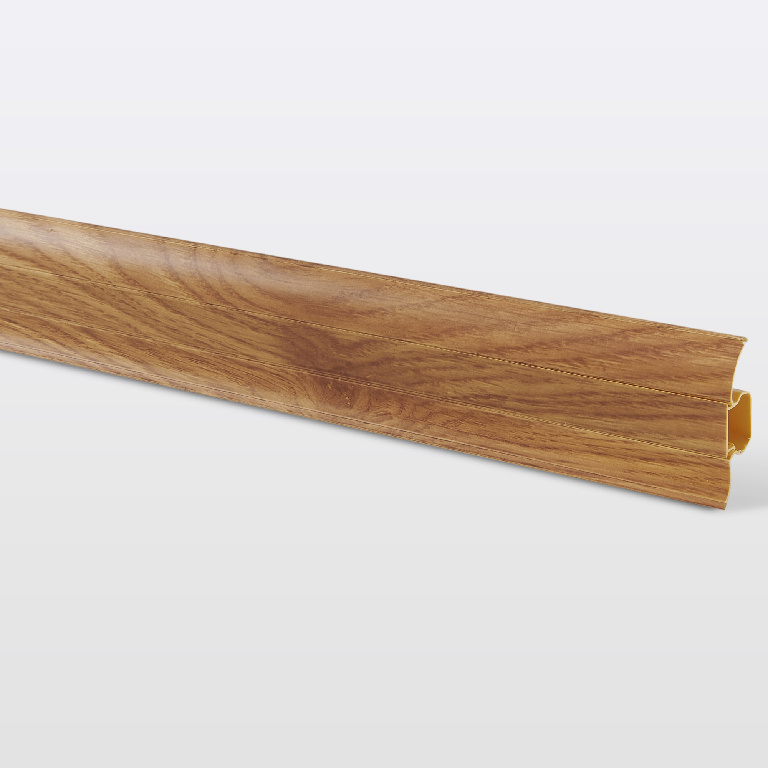 Plinta parchet Decor, PVC, 220 x 4.5 x 2 cm, bej